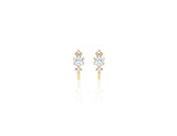 26SS★ Truly Essence 14K Stone Point Earrings
