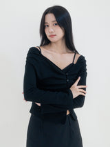 Rin cardigan set (Black)