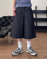 Haven Check Pocket Bermuda Denim Pants