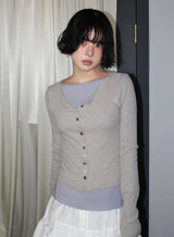 TENCEL BOAT-NECK SLIM TEE