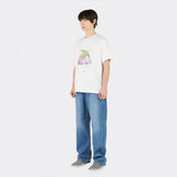 リゾグラフィックバーフィンショートスリーブTシャツ(White)