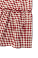 Charelle Tiered Skirt (Red)