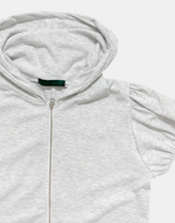 Cuddly Puff Hoodie Zip-up