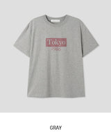 Tokyo Print Crop Short Sleeve T-shirt
