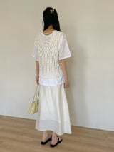 Radi Chiffon Layered Wrap Skirt