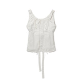 Eyelet button blouse_ivory