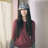 vintage patchwork cap green