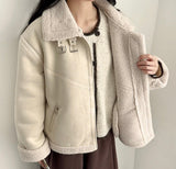 Jiu Buckle Point Overfit Mustang Jacket