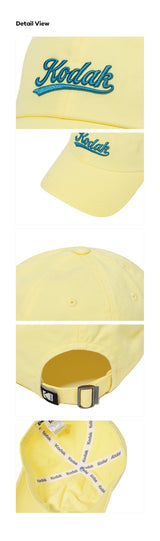 レタリング リラックスフィット ボールキャップ【YELLOW】