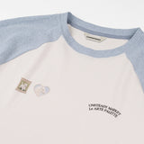 Raglan Waffle LS Tee_ Sky Blue