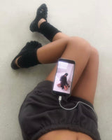 8PM Shorts in charcoal
