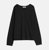 Air V-neck Linen Long Sleeve Knit