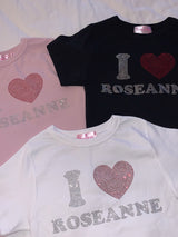 I♥︎ROSEANNE TWINKLE TEE (BLACK)