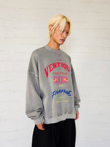 VENTIQUE ピグメントブラッドスウェットシャツ 2colors