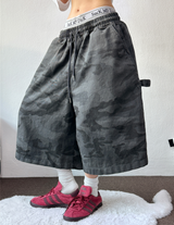 CARPENTER💚ミリタリーカモフラージュバミューダ 🩶🤍💚🤎3COLOR