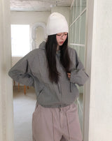 Moa Two Way Check Hood Zip-Up