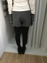 Ribbed Frill Knit Shorts (2color)