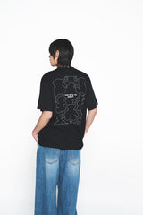 25SS ベアドールラインアーカイブショートスリーブTシャツ ブラック
