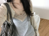 シンディ レース スリーブレス (one color)