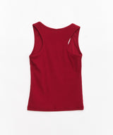 Love & Healthy ロゴノースリーブトップ Red