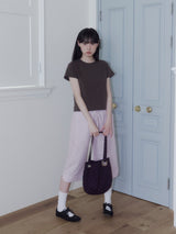 TULIP STRIPE CAPRI PANTS (PINK)