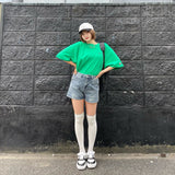 KIRSH X TOKYO HAND LOGO T-SHIRT - GREEN 