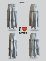 コットンフリル bendable ロングスカート