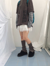 ribbon strap layer skirt