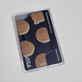 Korean traditional snack MagSafe transparent card wallet