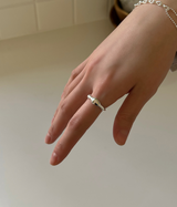 Bumpy ring (silver) *1PCS