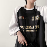 シチン オーバーサイズフィット カラーラグランショートスリーブTシャツ