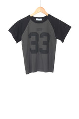 33 ラグラン半袖クロップTシャツ