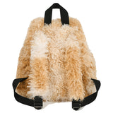 CHERRY FUR MINI BACKPACK [BROWN]