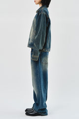 Norten Washed Denim Jacket_Blue