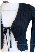 ピーチシフォンフリルレースドレス(cardigan set)
