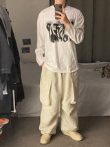 デイリーカーゴストリングバルーンワイドパンツ 3C