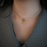 【MADE】 Love gem lock necklcace