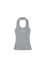 HORIZON RING HALTER NECK [GRAY]