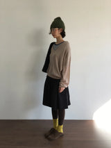 Punto pintuck midi skirt (2color)