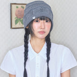 nostalgic knit beanie grey