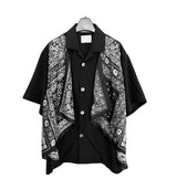 Bandana scarf half shirt