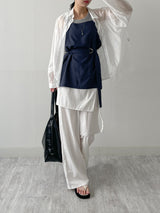Geeks Wrap Nylon Wide Pants