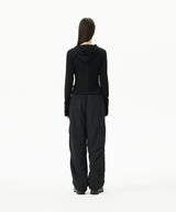 CURVED SLIM HOODIE