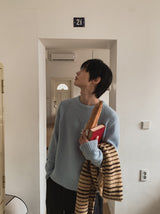 Jamie Mohair Round Crop Knit