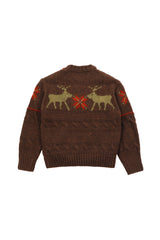 Deer Tweed Knit [Brown]