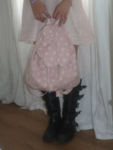 Pudgy bunny backpack _ Baby pink