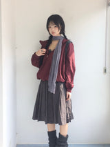 ソフト レース スリーブレス シャツ