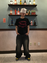 Wide Baggy Denim Pants (2c)