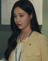 グロウハギーストーンドロップワンタッチミニリング925シルバーイヤリングE018-09G (Worn by aespa's Winter, Park Shin-hye, and Yeonwoo)