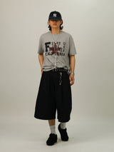 DZ Retro Star Printing Crop 1/2 T